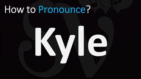 waffle pronounce|how do you pronounce kyle.